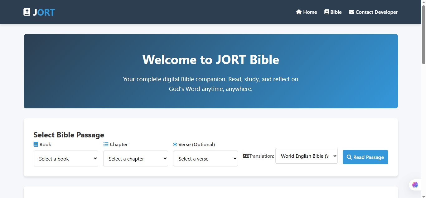 jort bible website